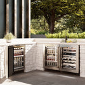 ZLINE 24 in. Touchstone Dual Zone 44 Bottle Wine Cooler with Stainless Steel Glass Door, Open Box-Good Condition