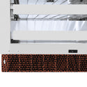 ZLINE 24 in. Touchstone Dual Zone 44 Bottle Wine Cooler with Hand Hammered Copper Glass Door (RWDO-HH-24)