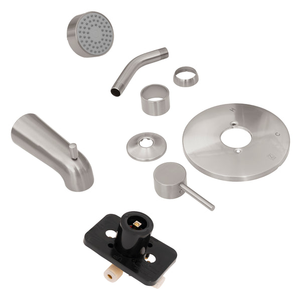 ZLINE Rubicon Elegant Shower System in Brushed Nickel (RBCN1-SHS-BN)