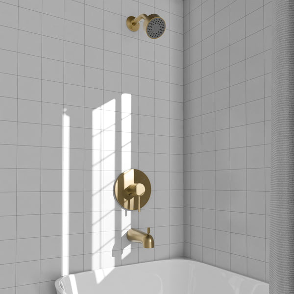 ZLINE Rubicon Elegant Shower System in Champagne Bronze (RBCN1-SHS-CB)