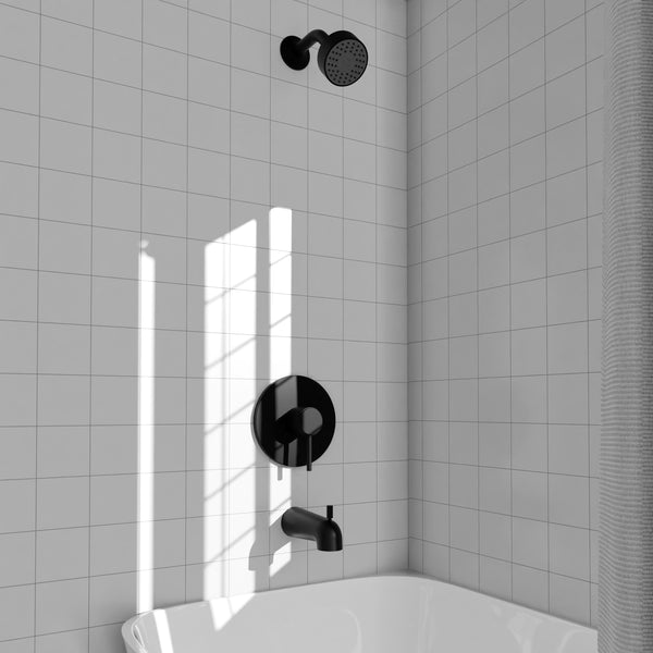 ZLINE Rubicon Elegant Shower System in Matte Black (RBCN1-SHS-MB)