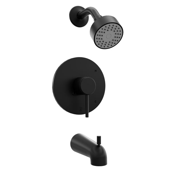 ZLINE Rubicon Elegant Shower System in Matte Black (RBCN1-SHS-MB)