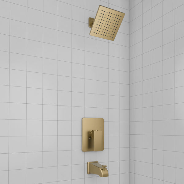 ZLINE Rubicon Modern Shower System in Champagne Bronze (RBCN2-SHS-CB)