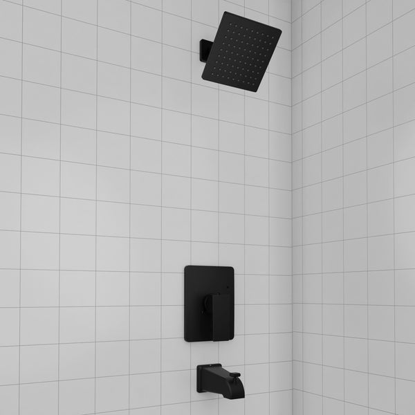 ZLINE Rubicon Modern Shower System in Matte Black (RBCN2-SHS-MB)