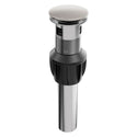 ZLINE Rubicon Push Button Drain in Brushed Nickel (RBCN1-PDO-BN)