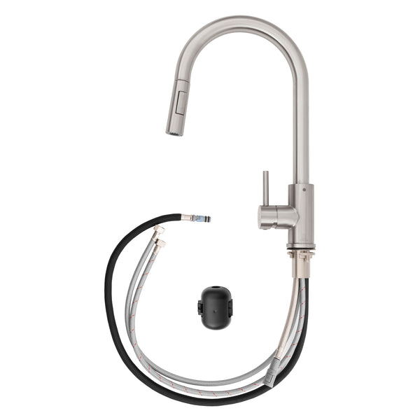 ZLINE Rubicon Pull Down Single Handle Kitchen Faucet in Brushed Nickel (RBCN1-KF-BN)