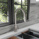 ZLINE Rubicon Pull Down Single Handle Kitchen Faucet in Brushed Nickel (RBCN1-KF-BN)