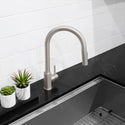 ZLINE Rubicon Pull Down Single Handle Kitchen Faucet in Brushed Nickel (RBCN1-KF-BN)
