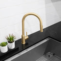 ZLINE Rubicon Pull Down Single Handle Kitchen Faucet in Champagne Bronze (RBCN1-KF-CB)