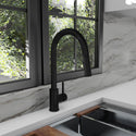 ZLINE Rubicon Pull Down Single Handle Kitchen Faucet in Matte Black (RBCN1-KF-MB)