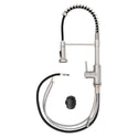 ZLINE Rubicon Pull Down Spring Spray Wand Kitchen Faucet in Brushed Nickel (RBCN2-KF-BN)