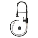 ZLINE Rubicon Pull Down Spring Spray Wand Kitchen Faucet in Matte Black (RBCN2-KF-MB)