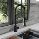 ZLINE Rubicon Pull Down Spring Spray Wand Kitchen Faucet in Matte Black (RBCN2-KF-MB)