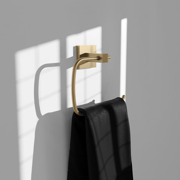 ZLINE Rubicon Towel Ring in Champagne Bronze (RBCN1-TRNG-CB)