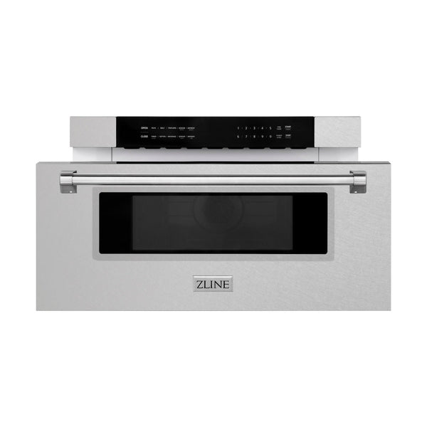 ZLINE 30 in 1.2 cu. ft. Built-in Microwave Drawer in Satin Stainless Steel, Open Box-Good Condition