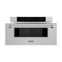 ZLINE 30 in 1.2 cu. ft. Built-in Microwave Drawer in Satin Stainless Steel, Open Box-Great Condition