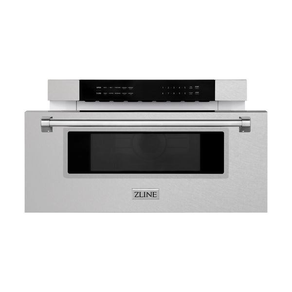 ZLINE 30 in 1.2 cu. ft. Built-in Microwave Drawer in Satin Stainless Steel, Open Box-Great Condition
