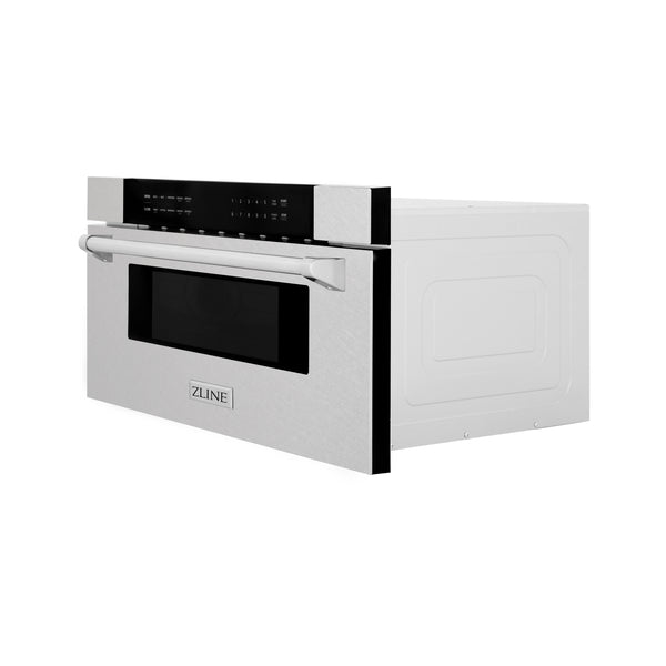 ZLINE 30 in 1.2 cu. ft. Built-in Microwave Drawer in Satin Stainless Steel, Open Box-Great Condition