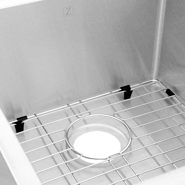 ZLINE 32 in. Jackson Undermount Double Bowl Stainless Steel Kitchen Sink with Bottom Grid (SRDR-32)