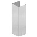 ZLINE 61 in. Satin Stainless Steel Chimney Extension for Ceilings up to 12.5 ft. (8KL3S-E)