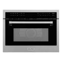 ZLINE 24 in. 1.6 cu ft. Built-in Convection Microwave Oven in Satin Stainless Steel with Speed and Sensor Cooking, Open Box-Great Condition