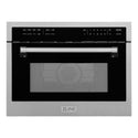 ZLINE 24 in. 1.6 cu ft. Built-in Convection Microwave Oven in Satin Stainless Steel with Speed and Sensor Cooking, Open Box-Good Condition