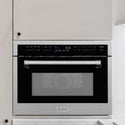ZLINE 24 in. 1.6 cu ft. Built-in Convection Microwave Oven in Satin Stainless Steel with Speed and Sensor Cooking (MWO-24-SS)