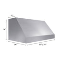 ZLINE 30" Fingerprint Resistant Stainless Steel Convertible Vent Under Cabinet Range Hood (8685S-30)