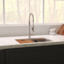 ZLINE 27 in. Garmisch Undermount Single Bowl Satin Stainless Steel Kitchen Sink with Bottom Grid and Accessories (SLS-27S)