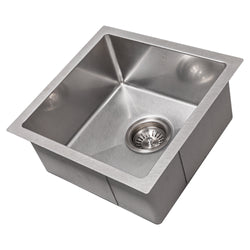ZLINE 15 in. Boreal Undermount Single Bowl Satin Stainless Steel Bar Kitchen Sink (SUS-15S)