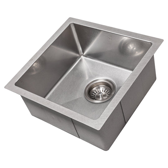 ZLINE 15 in. Boreal Undermount Single Bowl Satin Stainless Steel Bar Kitchen Sink (SUS-15S)