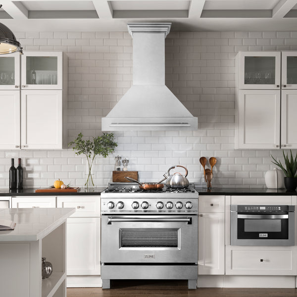 ZLINE 36" Fingerprint Resistant Stainless Steel Range Hood (8654SNX-36)