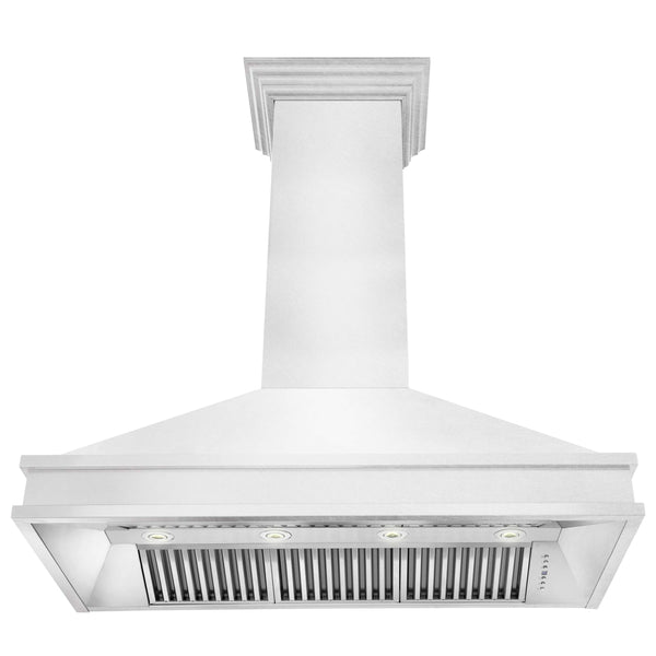 ZLINE 48" Designer Series Wall Mount Range Hood in Fingerprint Resistant Stainless Steel (8656S-48)