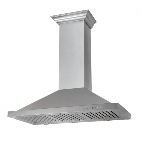 ZLINE 30 in. Designer Series Satin Stainless Steel Convertible Vent Wall Mount Range Hood (8KBS-30)