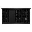 ZLINE 48 in. 6.7 cu. ft. Select Double Oven Gas Range in Black Stainless Steel with 8 Brass Burners, Open Box-Great Condition