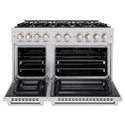 ZLINE 48 in. 6.7 cu. ft. Select Double Oven Dual Fuel Range with 8 Burner Gas Cooktop in Stainless Steel, Open Box-Great Condition