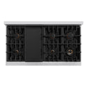 ZLINE 48 in. 6.7 cu. ft. Select Double Oven Gas Range in Stainless Steel with 8 Brass Burners, Open Box-Great Condition