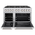 ZLINE 48 in. 6.7 cu. ft. Select Double Oven Gas Range with 8 Burner Cooktop in Stainless Steel, Open Box-Great Condition