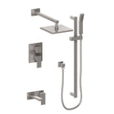 ZLINE Bliss Shower System with 12 in. Oversized Shower Head (BLS-SHS12) Brushed Nickel