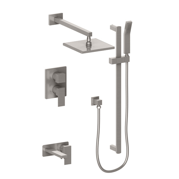 ZLINE Bliss Shower System with 12" Oversized Shower Head in Brushed Nickel (BLS-SHS12-BN)