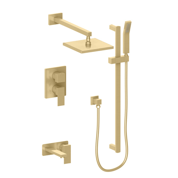 ZLINE Bliss Shower System with 12" Oversized Shower Head in Champagne Bronze (BLS-SHS12-CB)