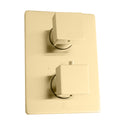 ZLINE Autograph Edition Crystal Bay Thermostatic Shower System in Champagne Bronze (CBY-SHS-T2-CB)