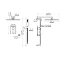 ZLINE Crystal Bay Thermostatic Shower System with color options (CBY-SHS-T2)