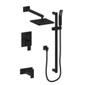 ZLINE Bliss Rainfall Shower System with 12 in. Oversized Shower Head in Matte Black (BLS-SHS12-MB)