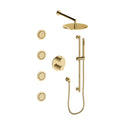 ZLINE Autograph Edition Emerald Bay Thermostatic Shower System with Body Jets in Polished Gold (EMBY-SHS-T3-PG)