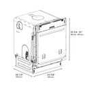 ZLINE 24 in. Monument Series 3rd Rack Top Touch Control Dishwasher with Stainless Steel Tub, 45dBa, Open Box-Great Condition