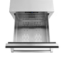 ZLINE 24 in. Touchstone 168 Can Outdoor-Rated Dual Refrigerator Drawer with Black Matte Doors (RDSO-BLM-24)