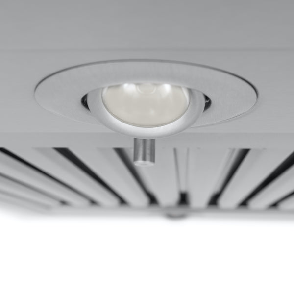 48" ZLINE CrownSound™Ducted Vent Island Mount Range Hood in Stainless Steel with Built-in Bluetooth Speakers (GL2iCRN-BT-48)