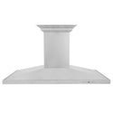 48" ZLINE CrownSound™Ducted Vent Island Mount Range Hood in Stainless Steel with Built-in Bluetooth Speakers (GL2iCRN-BT-48)