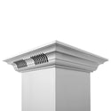 48 in. ZLINE CrownSound™ Ducted Vent Island Mount Range Hood in Stainless Steel with Built-in Bluetooth Speakers (597iCRN-BT-48)